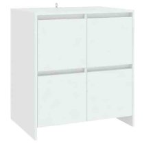 Axton Wooden Storage Cabinet With 4 Doors In White