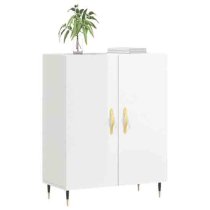 Ardmore High Gloss Storage Cabinet With 2 Doors In White