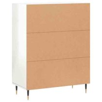 Ardmore High Gloss Storage Cabinet With 2 Doors In White