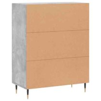 Ardmore Wooden Storage Cabinet With 2 Doors In Concrete Grey