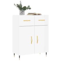 Attica High Gloss Sideboard With 2 Doors In White