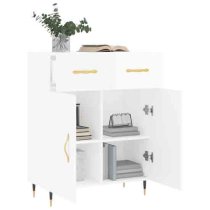 Attica High Gloss Sideboard With 2 Doors In White