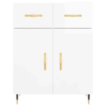 Attica High Gloss Sideboard With 2 Doors In White