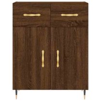 Attica Wooden Sideboard With 2 Doors In Brown Oak