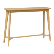 Cairo Wooden Console Table In Natural Oak