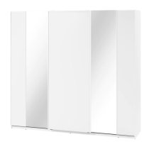 Madrid Wardrobe 250cm With 3 Sliding Doors In White And LED