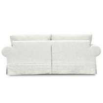 Amarillo Fabric 2 Seater Sofa In White