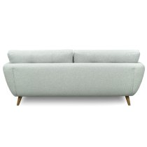 Scaly Fabric 4 Seater Sofa In Grey