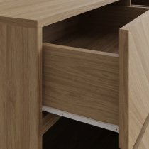 Ciana Wooden Chest Of 6 Drawers In Euro Oak