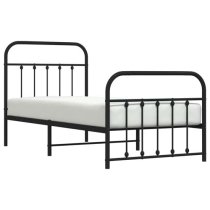 Carmel Metal Single Bed In Black