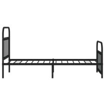 Carmel Metal Single Bed In Black