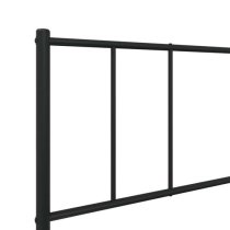 Devlin Metal Single Bed In Black