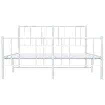 Devlin Metal Small Double Bed In White