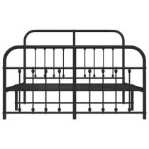 Carmel Metal Double Bed In Black