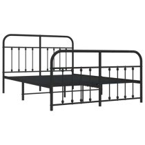 Carmel Metal King Size Bed In Black