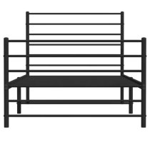 Eldon Metal Single Bed In Black