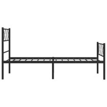 Helotes Metal Single Bed In Black