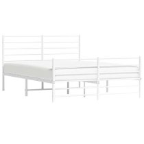 Eldon Metal Small Double Bed In White