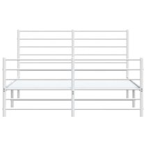 Eldon Metal Small Double Bed In White