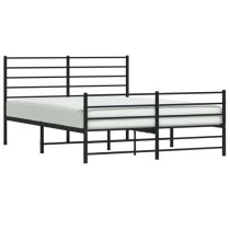 Eldon Metal Small Double Bed In Black