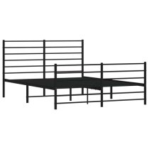 Eldon Metal Small Double Bed In Black