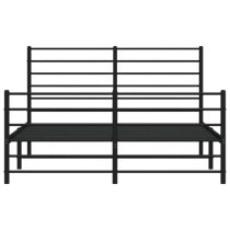 Eldon Metal Small Double Bed In Black