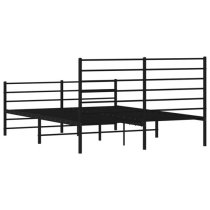 Eldon Metal Small Double Bed In Black