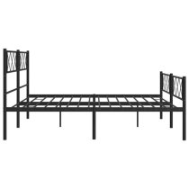 Helotes Metal Super King Size Bed In Black