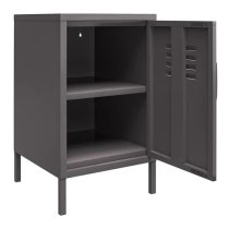 Berlin Metal Locker Storage Cabinet With 1 Door In Grey