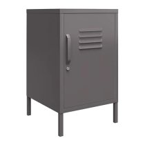 Berlin Metal Locker Storage Cabinet With 1 Door In Grey