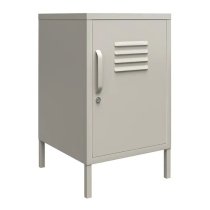 Berlin Metal Locker Storage Cabinet With 1 Door In Taupe