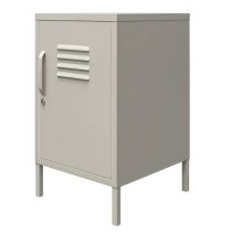 Berlin Metal Locker Storage Cabinet With 1 Door In Taupe