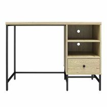 Terrell Wooden Laptop Desk With 1 Drawer In Linseed Oak