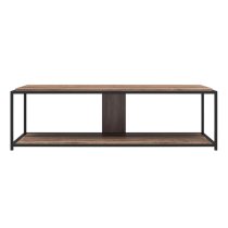 Quebec Wooden TV Stand In Weathered Oak