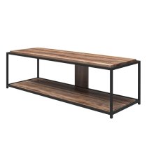 Quebec Wooden TV Stand In Weathered Oak