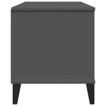 Harlow Wooden TV Stand With 2 drawers In Anthracite Grey