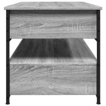 Chester Wooden Coffee Table Large With 2 Drawers In Grey Sonoma