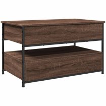 Chester Wooden Coffee Table Large With 2 Drawers In Brown Oak