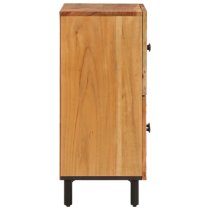 Rother Acacia Wood Storage Cabinet With 4 Doors In Natural