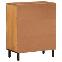 Rother Acacia Wood Storage Cabinet With 4 Doors In Natural