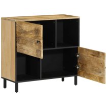 Harwich Mango Wood Storage Cabinet With 2 Doors In Natural