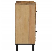 Harwich Mango Wood Storage Cabinet With 2 Doors In Natural