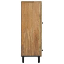 Ealing Mango Wood Highboard With 2 Doors In Natural