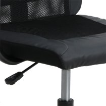 Repton Mesh Fabric Home And Office Chair In Black