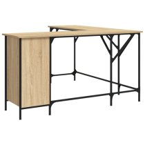 Wisbech Wooden Laptop Desk Corner In Sonoma Oak