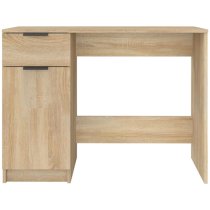 Dunstable Wooden Laptop Desk 1 Door 1 Drawer In Sonoma Oak