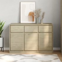 Newport Wooden Sideboard With 3 Doors 3 Drawers In Oak