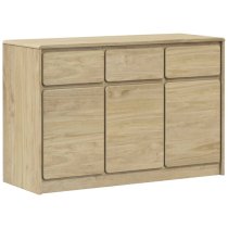 Newport Wooden Sideboard With 3 Doors 3 Drawers In Oak