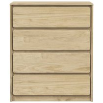 Newport Wooden Chest Of 4 Drawers In Oak