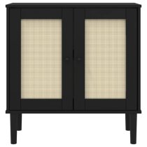 Fenland Wooden Sideboard With 2 Doors In Black